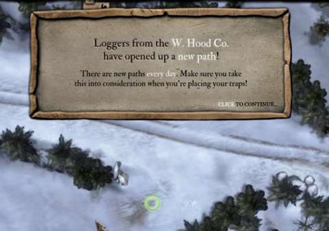 Whether you like it or not, that lumber company is going to cut down trees and make more paths for enemies to use to get to the buildings that have to be protected.