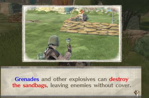 Blowing up cover is generally terrible use of Grenades, but blowing up that fool behind the sandbags is a wise decision.