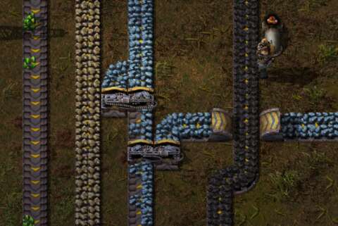Splitters are very useful for strategies that involve ridiculously long conveyor belts.