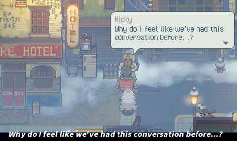 It is bizarre that the game has an option for subtitles even though all dialogue occurs through speech bubbles with coded text.