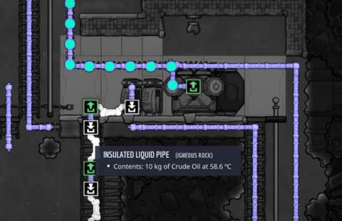 Multiple pipelines will be needed to handle different types of fluids that are being channeled through the cargo teleporters.