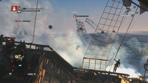 Black Flag builds on ACIII's naval side missions to create an experience every bit as important as running around on dry land.