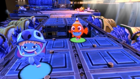 Nemo and Stitch costumes in Disney Universe.