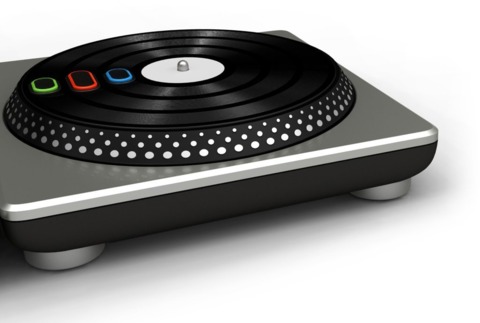 DJ Hero's slick new peripheral apparently isn't building prerelease hype.