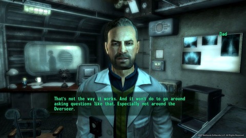 Rouse found the father-son bond in Fallout 3 particularly moving.
