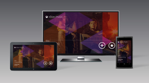  Xbox Music allows you to stream and download your favorite songs.