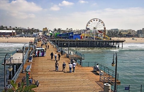 Santa Monica Pier, site of GameSpot's E3 2007 HQ.