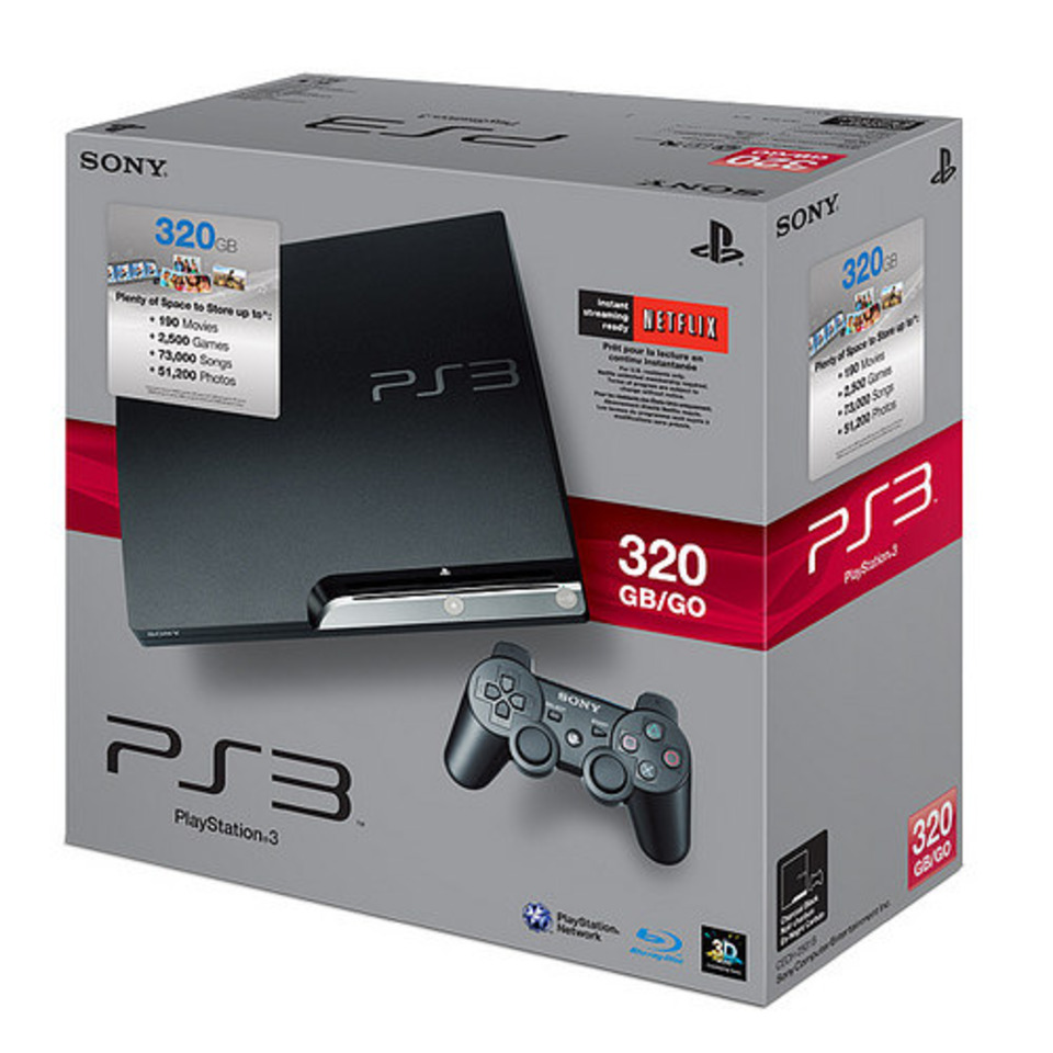The 320GB PS3 will cost $350 in the US.