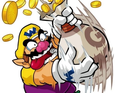 Wario apparently invested heavily in Nintendo stock.