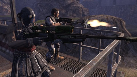 Gearbox's Borderlands is due out early next year.