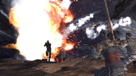 Explosives are just one way to take care of baddies in Borderlands.