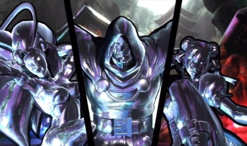 The heralds in Ultimate Marvel vs. Capcom 3's new mode all carry a silvery sheen.
