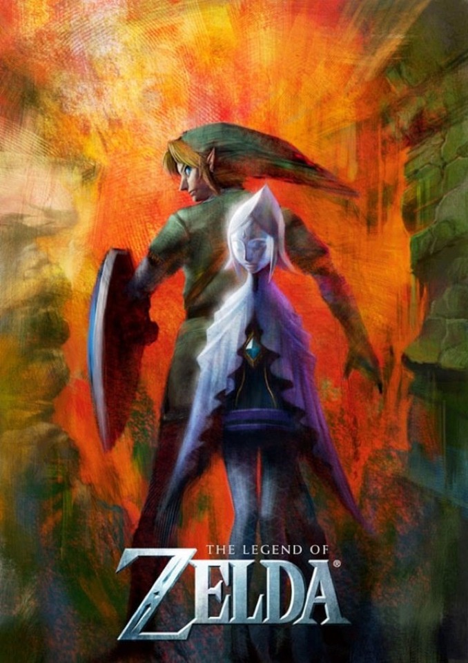 Poster for the new Wii Zelda, released after the event.