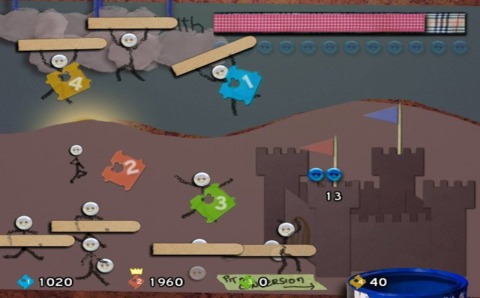 Defend Your Castle got a makeover for the Wii.