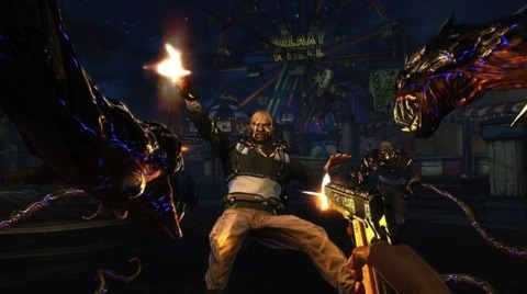 The Darkness II believes quad-wielding is the future.