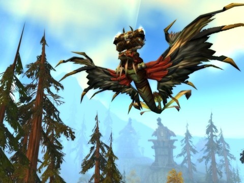 The gameworld is being redesigned for the flying mounts introduced in 2007's Burning Crusade expansion.