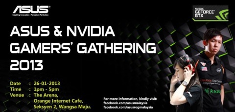 Gamers in Malaysia can meet up with Nvidia representatives this Saturday.