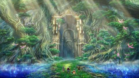 Places this pretty are meant to be torn apart by cruel monsters. It's video game tradition!