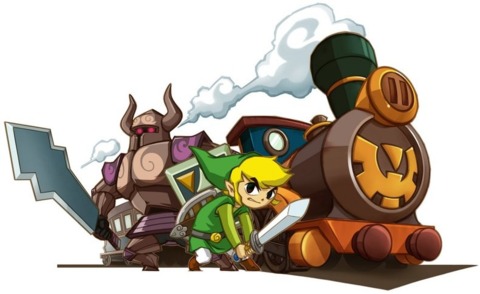 Link is going off the rails on a Spirit Train.