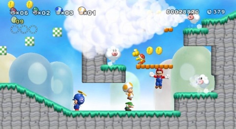 Mario is on cloud nine.