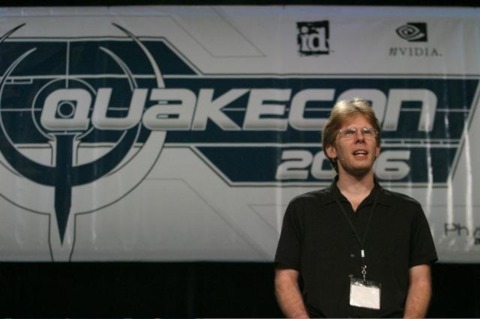 The Carmack holds court at QuakeCon 2006.