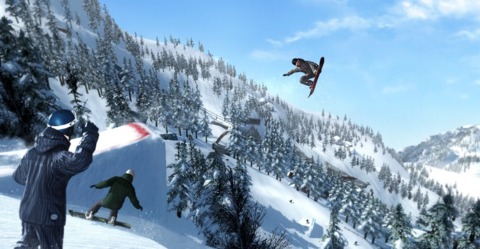 Snowboarders get very high.