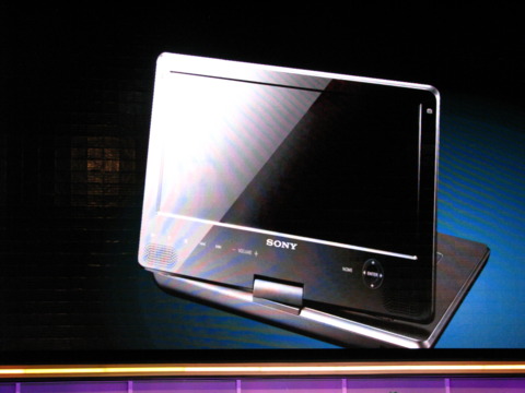 Sony's upcoming glasses-free 3D portable Blu-ray player.