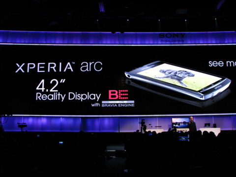 The new Xperia Arc.