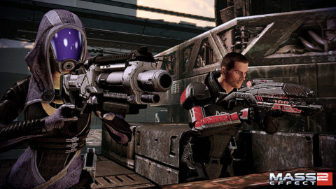 Mass Effect 2 will storm the PlayStation Store at the same time it hits real-world retailers.