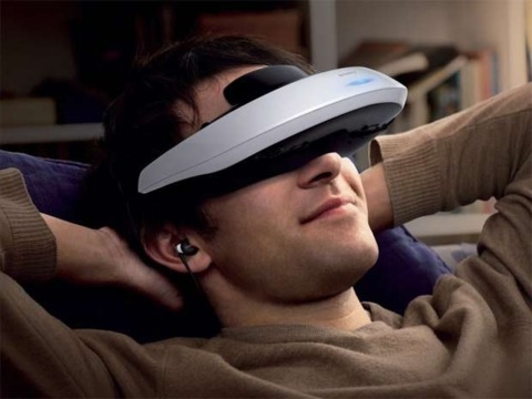 Sony's HMZ-T2 VR headset. Image credit: Cnet France