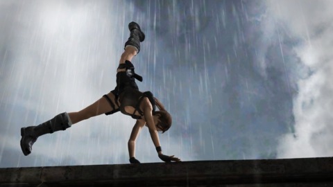 Lara Croft: Master of Unnecessary Gymnastics.
