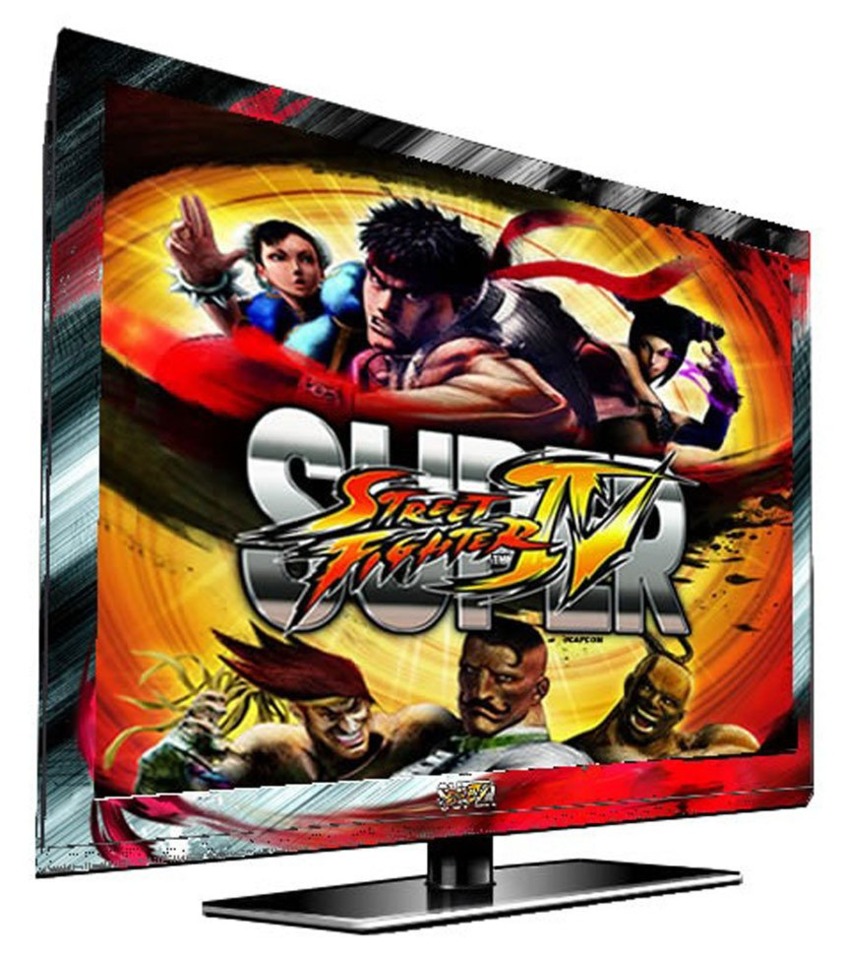 A Street Fighter splash screen will display for eight seconds every time the TV is turned on.