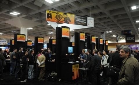 The indie gaming booth proved a popular attraction at last year's show.