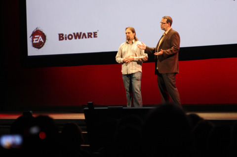 The Bioware doctors show off Dragon Age and Mass Effect 2.