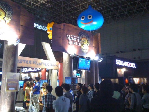 The newest Monster Hunter title had the biggest lines at Capcom's booth.