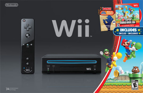 The new Wii features a horizontal orientation.