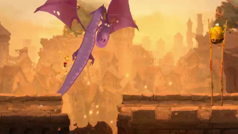 Gamers could encounter dragons in Rayman Origins 2. Photo credit: Kotaku.