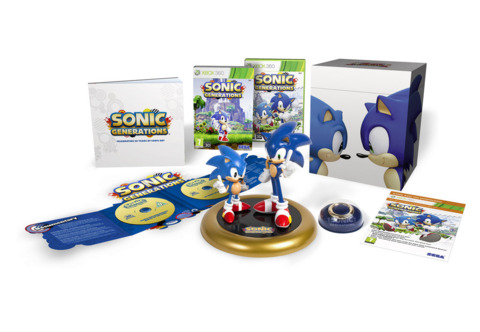 A look at all the schwag packed in with the European premium edition of Sonic Generations.