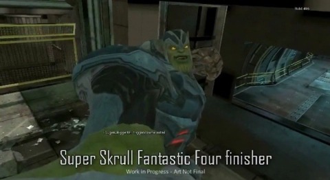 The Super Skrull appears prominently in the Avengers clip.