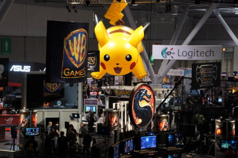 Pikachu loomed large at PAX East 2010.