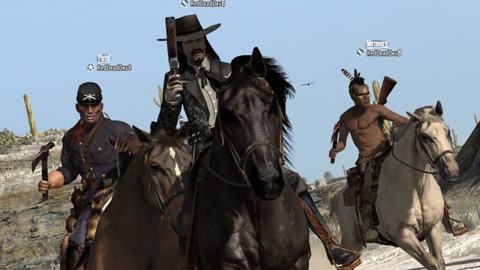 Red Dead Revolver's Buffalo Soldier, Mr. Kelly, and Shadow Wolf.