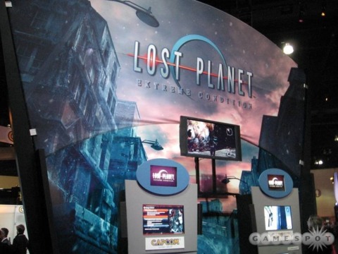 Lost Planet was one of the big draws at Capcom's E3 2006 booth.