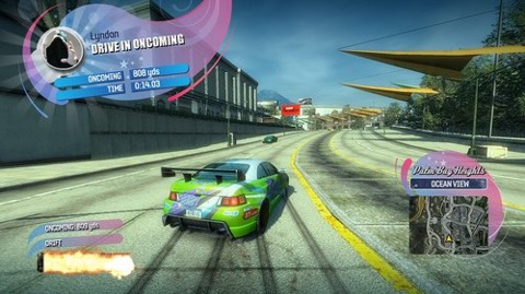 Burnout Paradise Party brightens up the game's visuals.