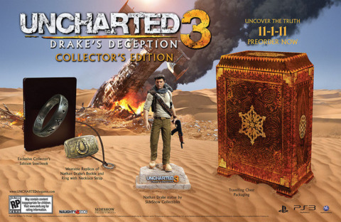 Gamers can wear their Uncharted fanhood on their person with the collector's edition.