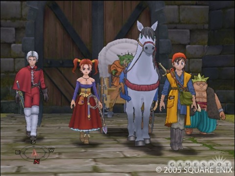 Horii couldn't say much other than that the game will resemble DQVIII.