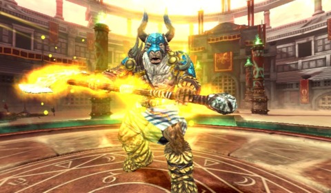 Tournament of Legends features a cast of fantasy archetypes, including the minotaur here.