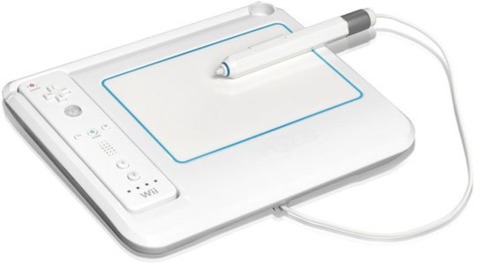 THQ's uDraw GameTablet with embedded Wii controller. 