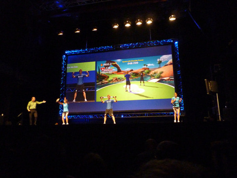 A demo of EA Sports Active 2.