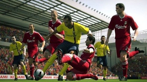 Pro Evolution Soccer 2010 helped keep Konami profitable.