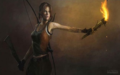 Perhaps this is Lara's new look.
